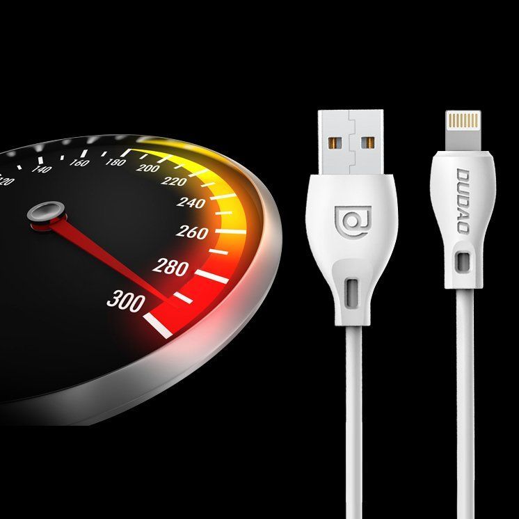 Кабель Dudao  L4 Data Cable 5A L 1200mm White