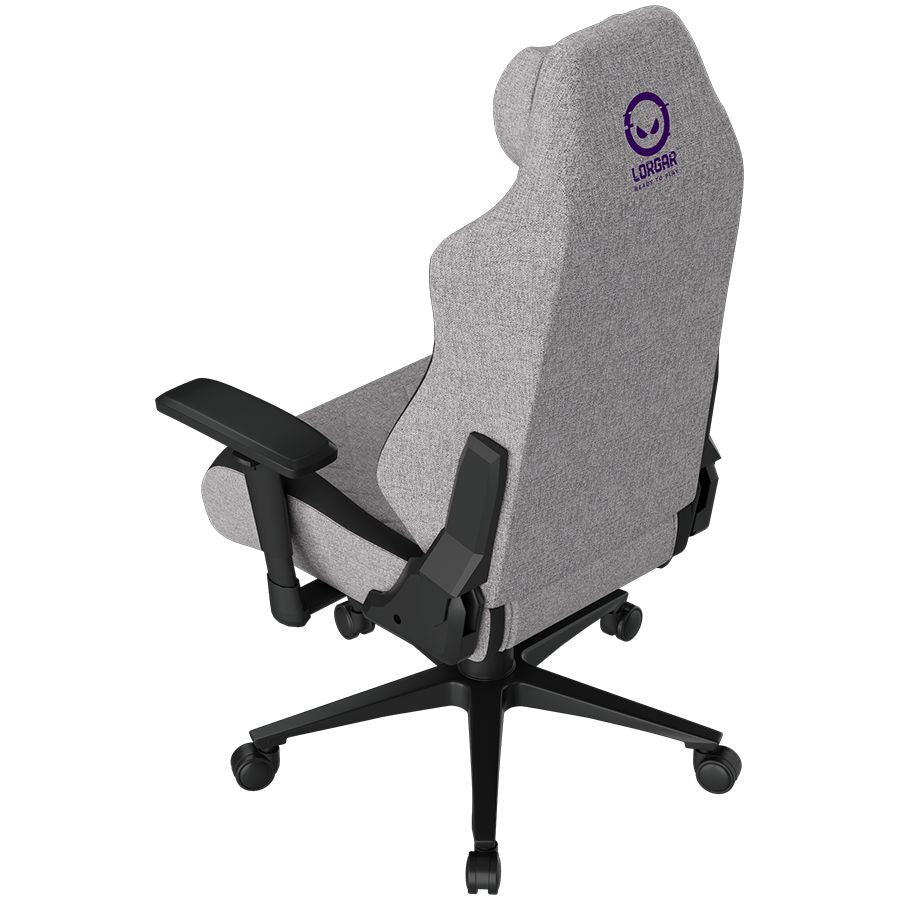 Computer chairs / desks LORGAR  LORGAR CHA41, Ergonomic Gaming Chair Advanced, premium anti-stain fabric, Grey