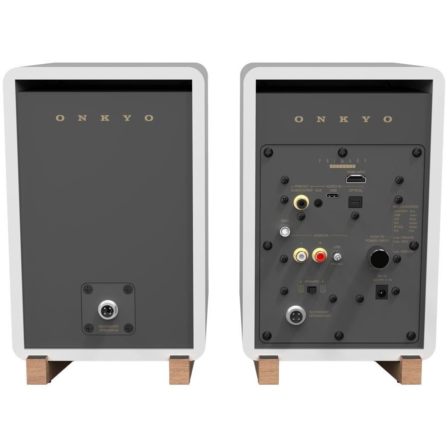 Juhtmevabad kõlarid ONKYO  Onkyo Creator Series GX-30ARC Powered Speakers, White, pair