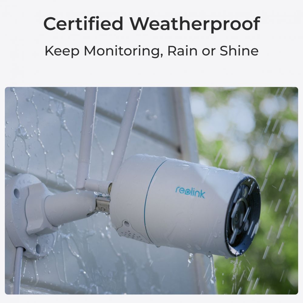Веб камера Reolink  W330 4K WiFi 6 Surveillance Camera, Faster Speed & Higher Stability, White