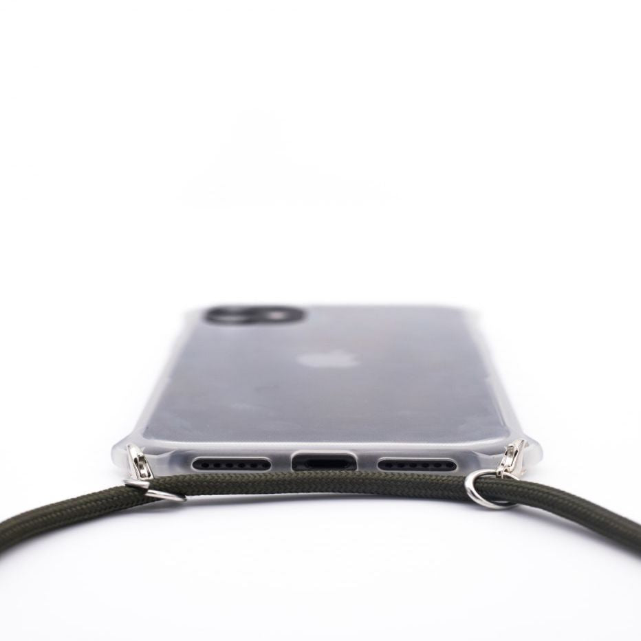 Чехол на заднюю панель Evelatus Apple iPhone 11 Pro Case with rope Green Transparent
