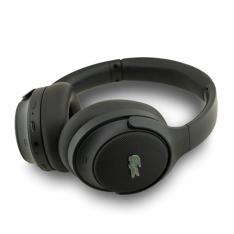 Wired headphones Lacoste  Petit Pique ANC/ENC Wireless Headphone Black