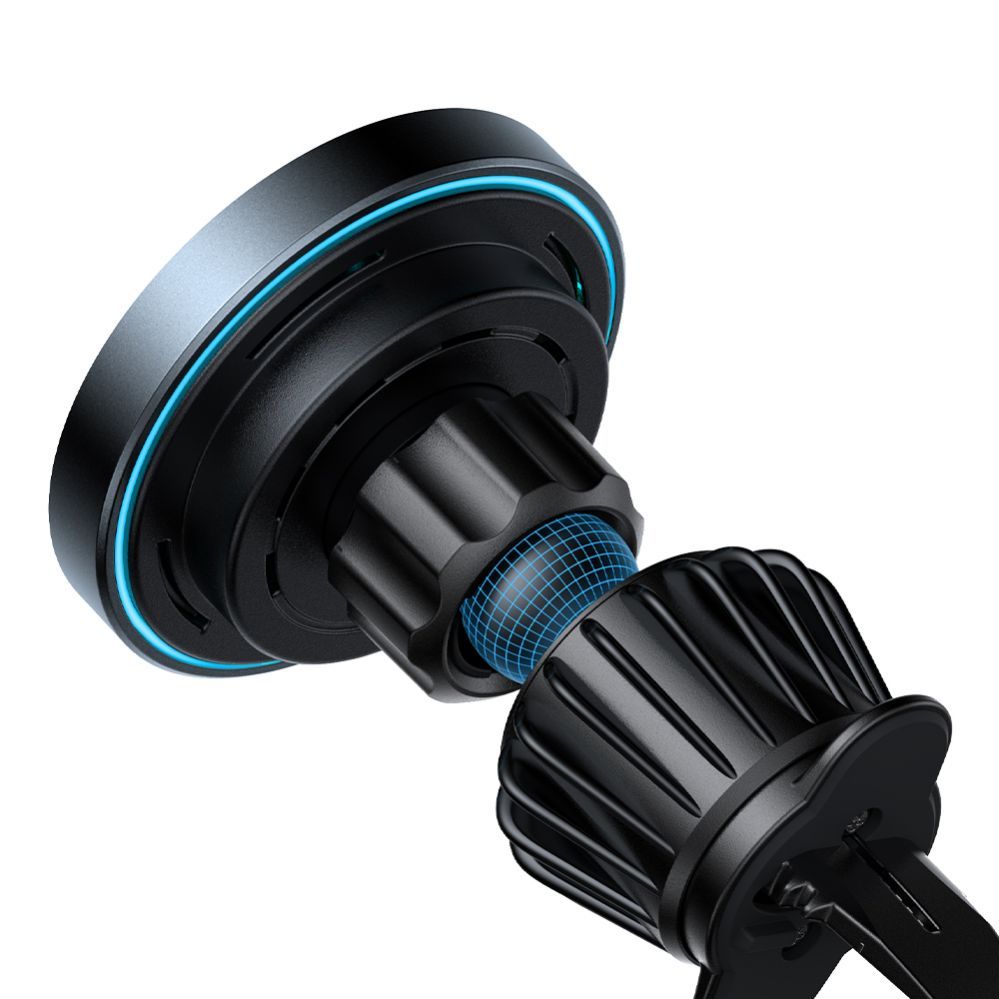 Kaabel Joyroom  Joyroom Magnetic Car Holder Wireless Charger 15W for Air Vent Black (JR-ZS240 Pro)