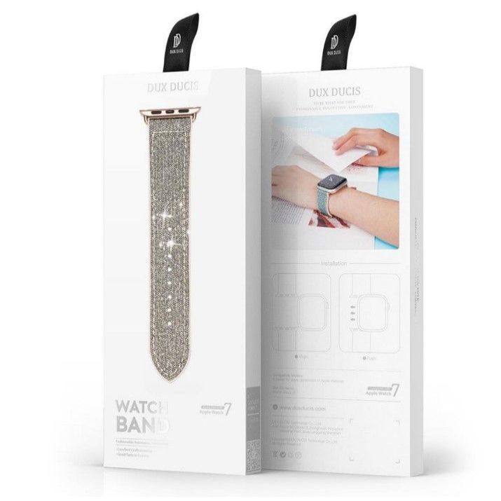 Rihm Dux Ducis  Strap Watch 7 Band 7/6/5/4/3/2 / SE (41/40 / 38mm) Wristband Bracelet Silver