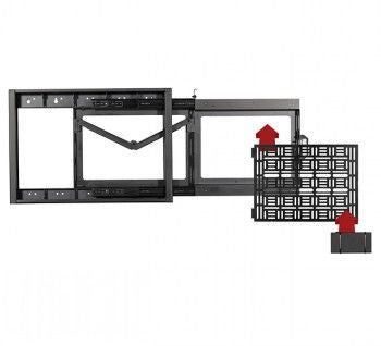 TV bracket B-TECH AV  B-TECH AV FLAT SCREEN WALL MOUNT WITH SLIDE-OUT AV STORAGE TRAY (VESA 600 X 400)
