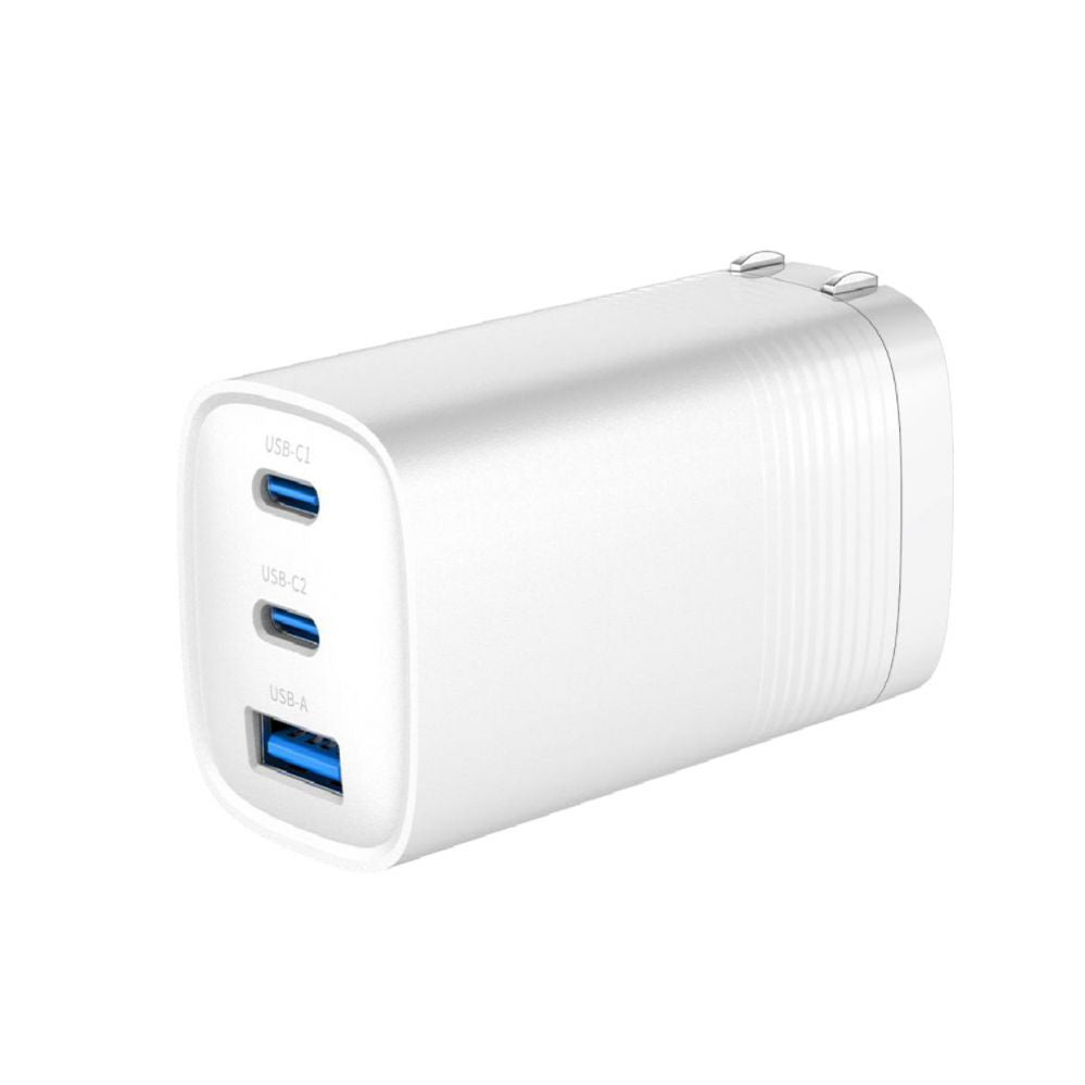 Адаптер Evelatus  65W Max Fast Charger CN USB-C1/USB-C1/USB-A White
