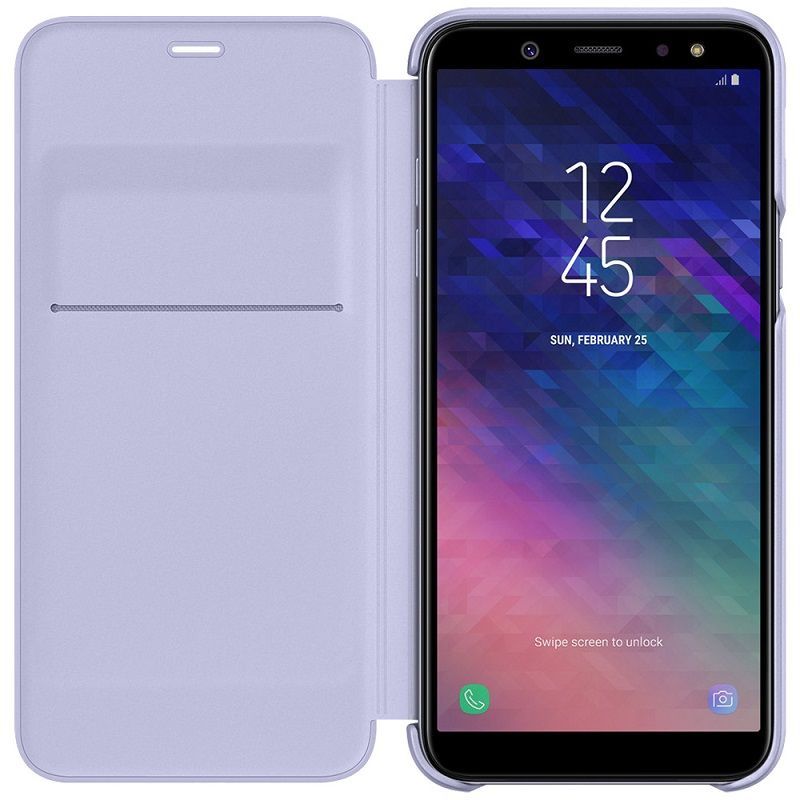 Tagakaaned Samsung  A6 Plus 2018 A605 Wallet Cover Purple
