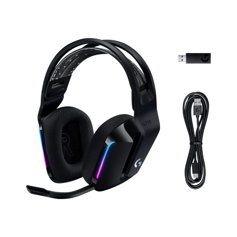 Wireless headphones Logilink  Logitech Headset G733 black