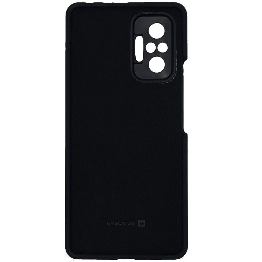 Back panel cover Evelatus Xiaomi Redmi Note 10 Pro Premium Soft Touch Silicone Case Black
