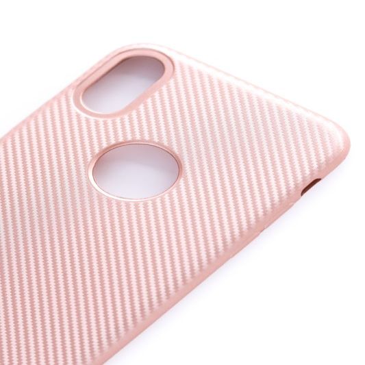 Tagakaaned Evelatus Apple iPhone X Carbon Pink