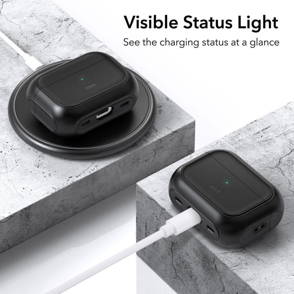 Чехол на заднюю панель ESR  ESR Orbit Halolock with MagSafe for Apple AirPods Pro 1 / 2 - black