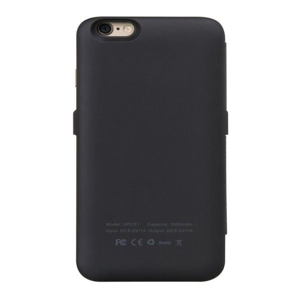 Чехол книжка Hoco Apple iPhone 6 Ultra thin battery 3000mAh with leather case Black