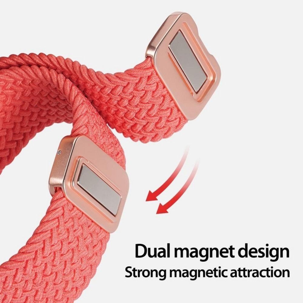 Rihm Dux Ducis  DUX DUCIS strap MIXTURE PRO stretchable braided for Apple Watch 38 / 40 / 41 mm guava