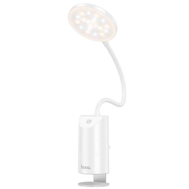 Настольная лампа Hoco  HX10 Clip table lamp White