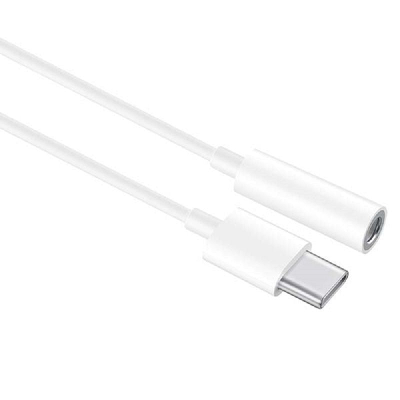 Üleminek Huawei  CM20 (mini-jack 3,5 mm / USB type-C) White