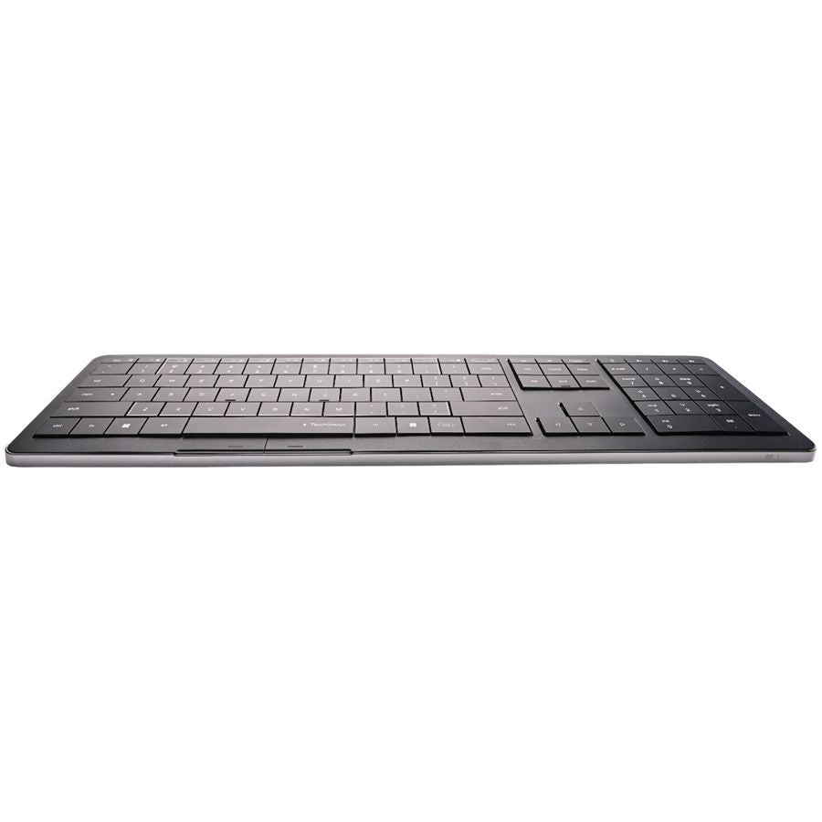 Arvuti klaviatuur CLEVETURA  CLEVETURA CLVX 1 Touch-On-Keys AI Wireless Keyboard, ANSI US Windows Layout, Scissor Switches, Aluminum Chassis, Interactive RGB, Windows/Linux/MacOS support