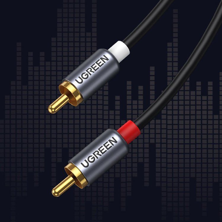 Cable Ugreen  Ugreen audio cable USB Type C (male) - 2RCA (male) 1.5m gray (20193 CM451)