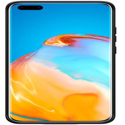 Back panel cover Evelatus Huawei P40 Nano Silicone Case Soft Touch TPU Black
