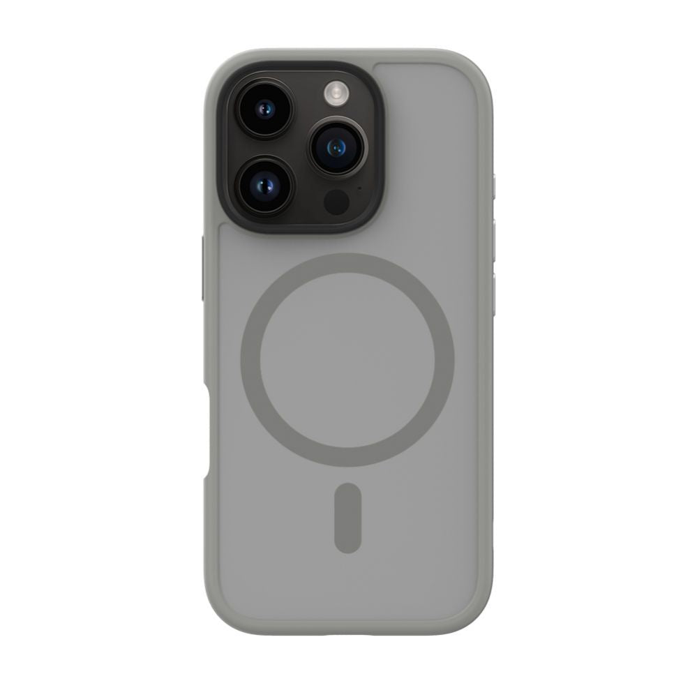 Чехол на заднюю панель Evelatus Apple iPhone 16 Pro Hybird Case With Magsafe PC+TPU Silver