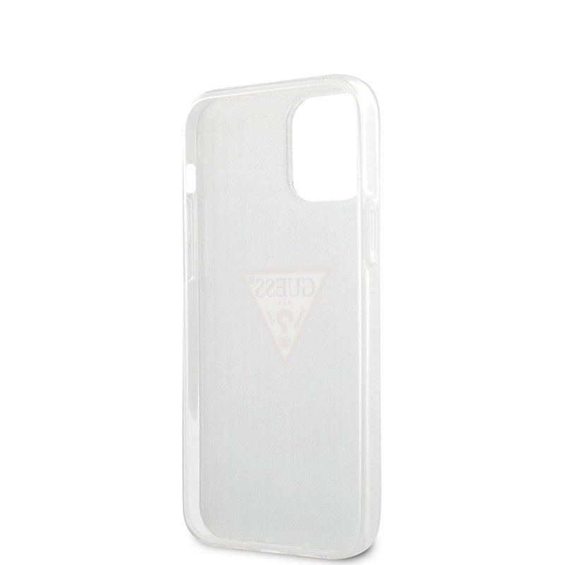 Back panel cover Guess Apple iPhone 12 mini 5.4'' PC/TPU Denim Triangle Cover Light Blue