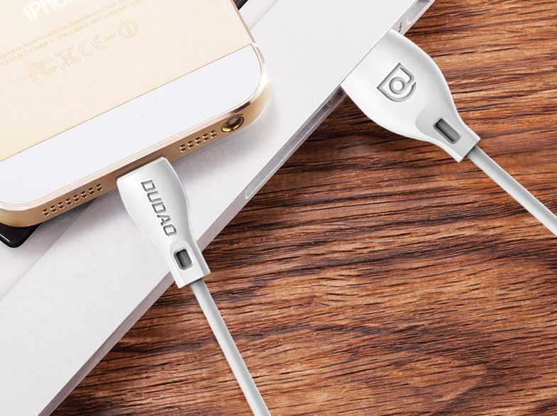 Кабель Dudao  L4 Data Cable 5A L 1200mm White