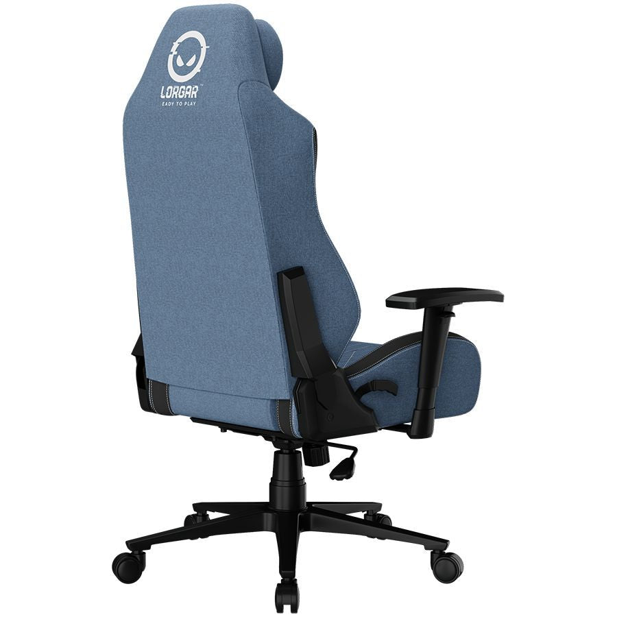 Computer chairs / desks LORGAR LORGAR CHA41, Ergonomic Gaming Chair Advanced, premium anti-stain fabric, Blue