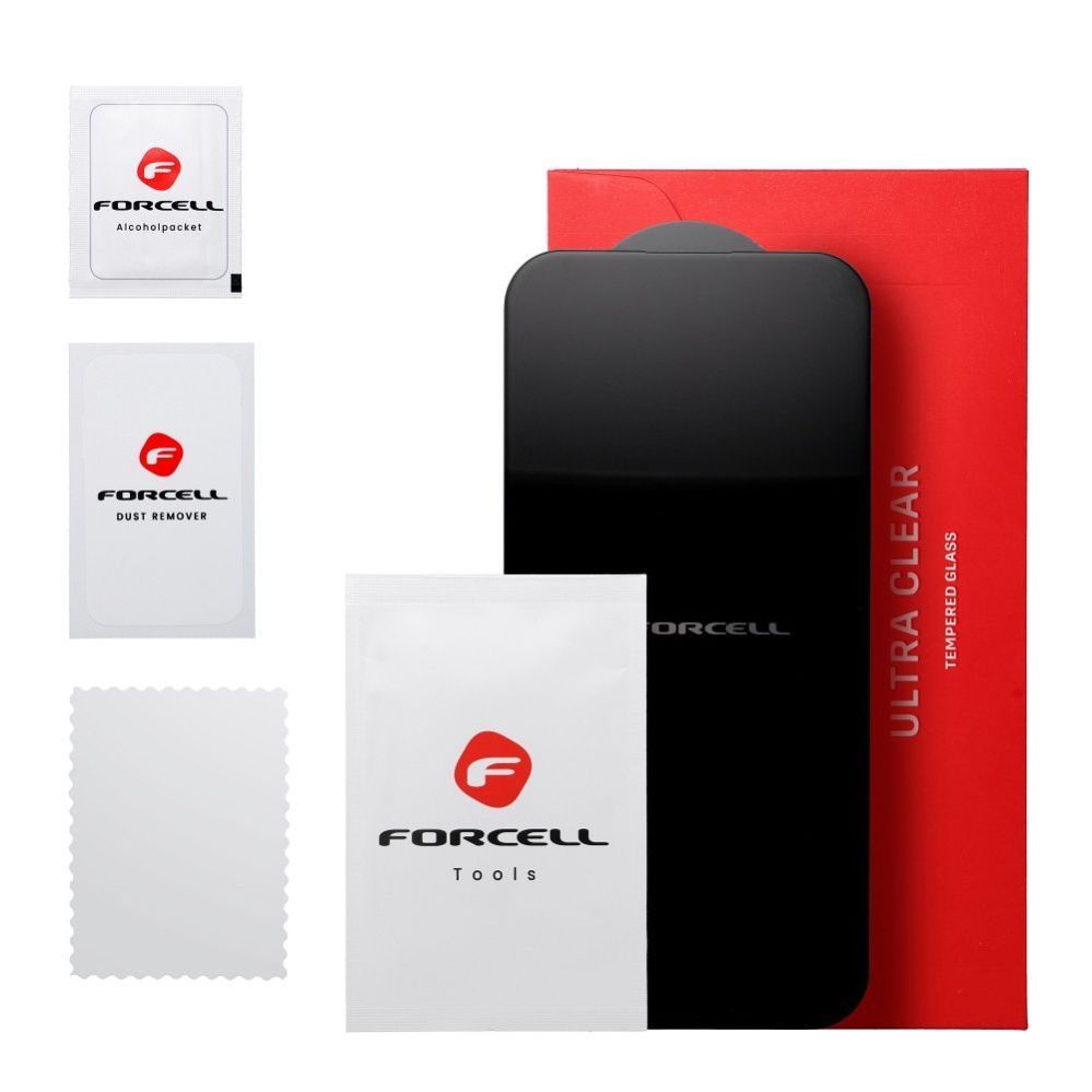 Kaitseklaasid Forcell - Tempered glass to Xiaomi Redmi 14C Forcell Ultra Clear Glass black