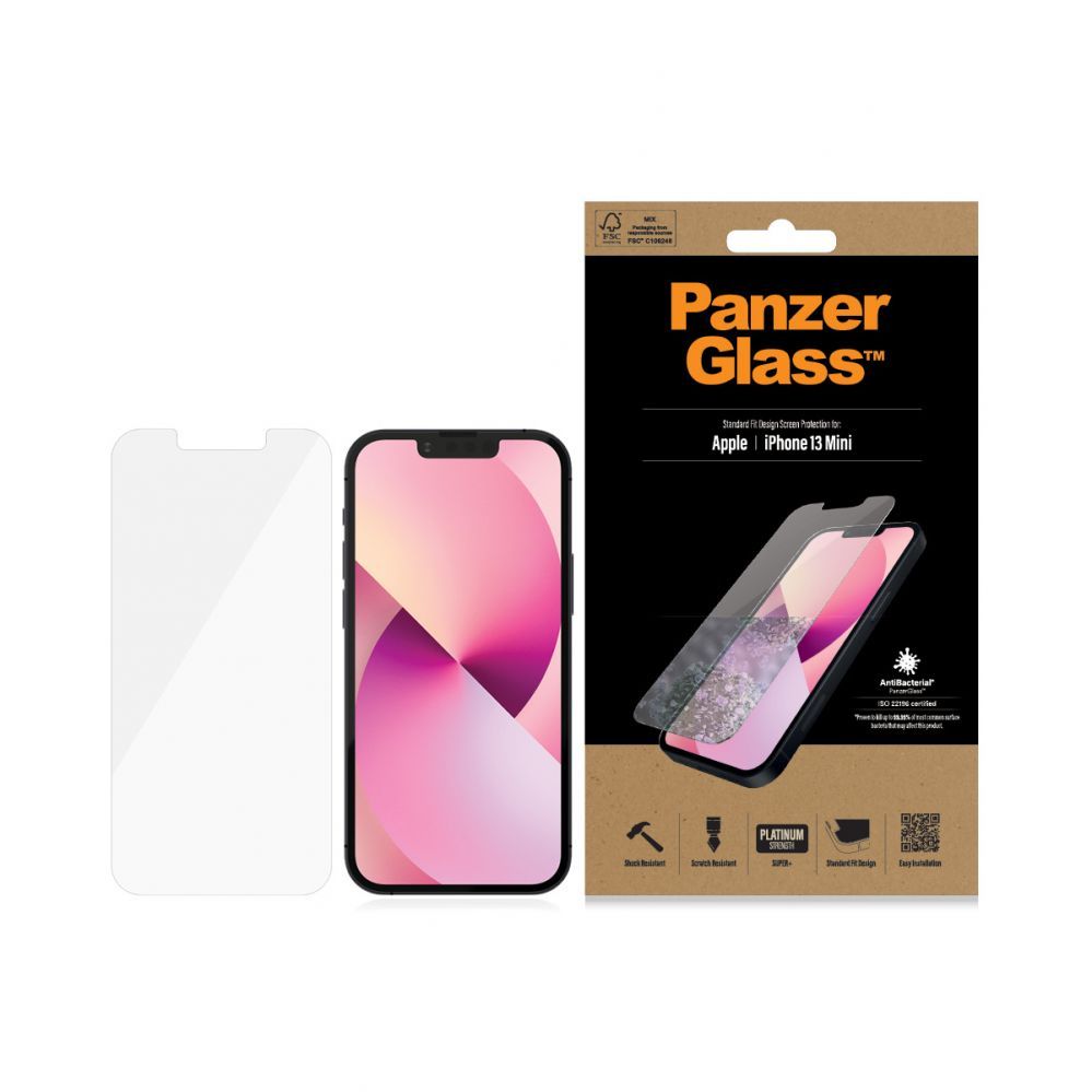 Tagakaaned PanzerGlass  Clear Screen Protector, Apple, iPhone 13 Mini, Tempered glass
