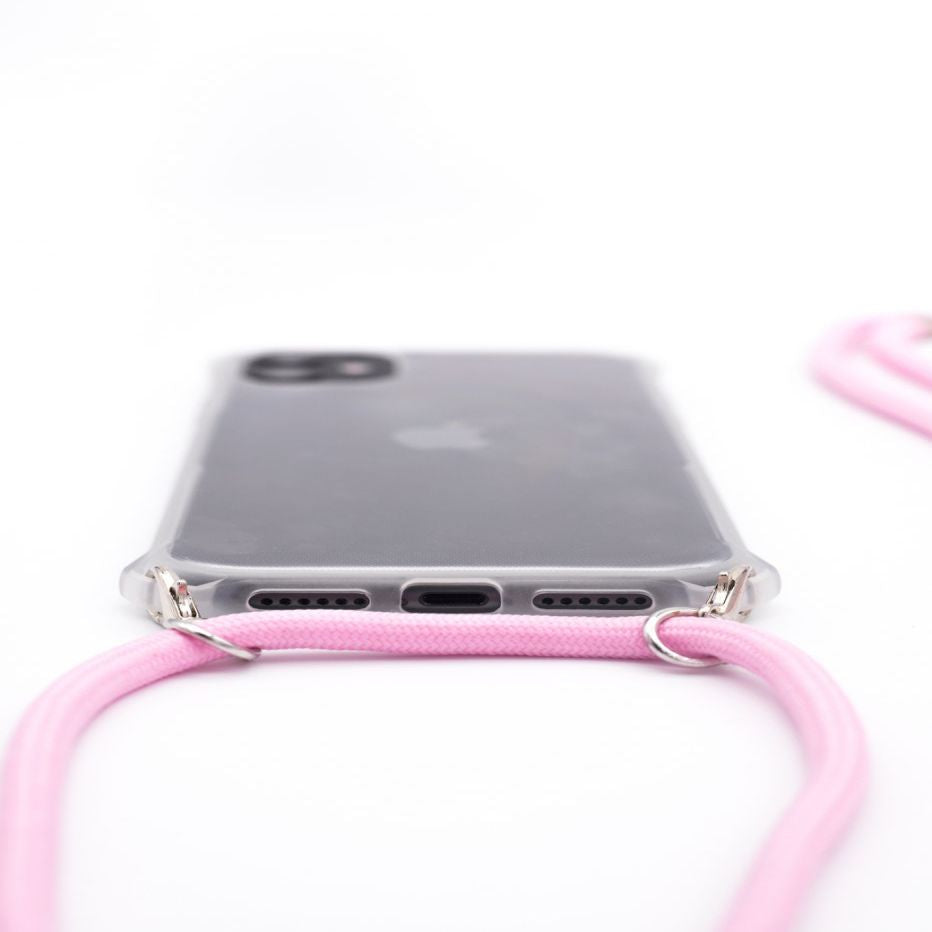 Tagakaaned Evelatus Apple iPhone 11 Pro Max Silicone Transparent with Necklace TPU Strap Transparent