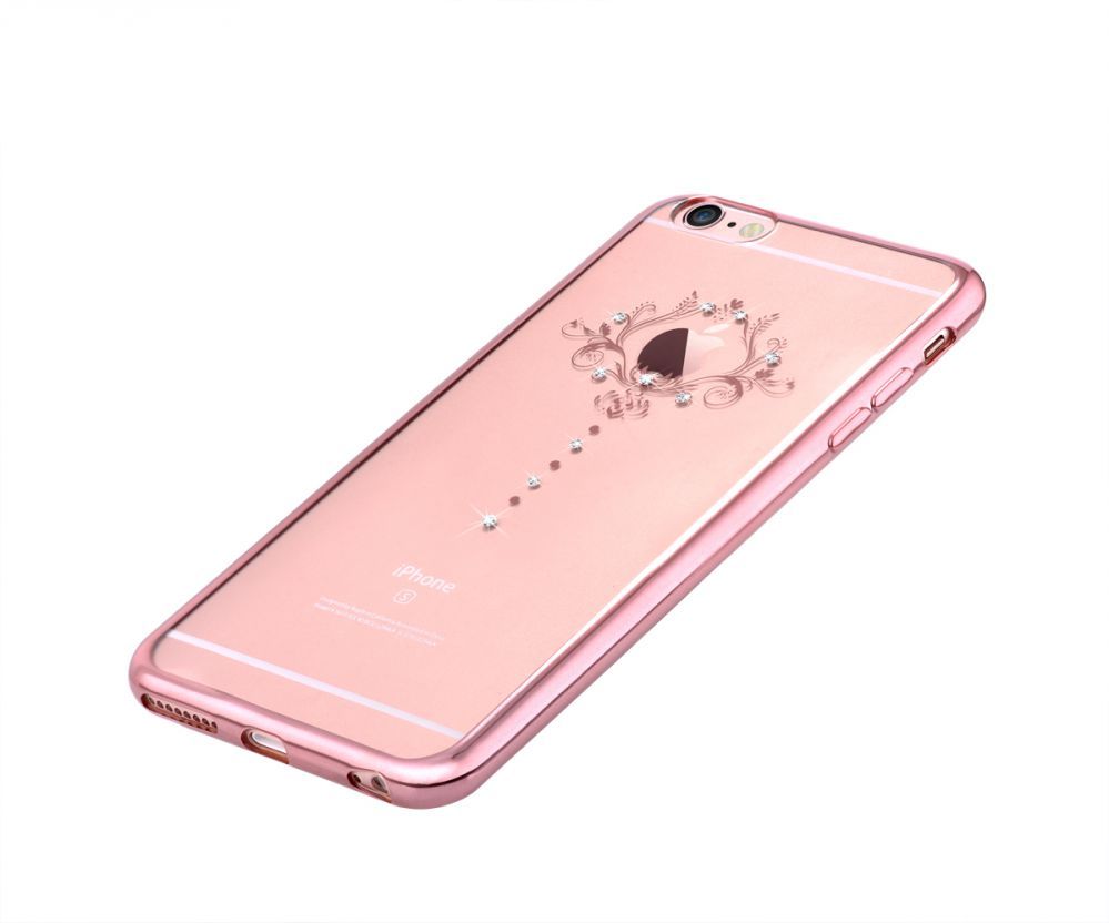 Чехол на заднюю панель Devia Apple iPhone 7 Crystal Iris soft case Rose Gold