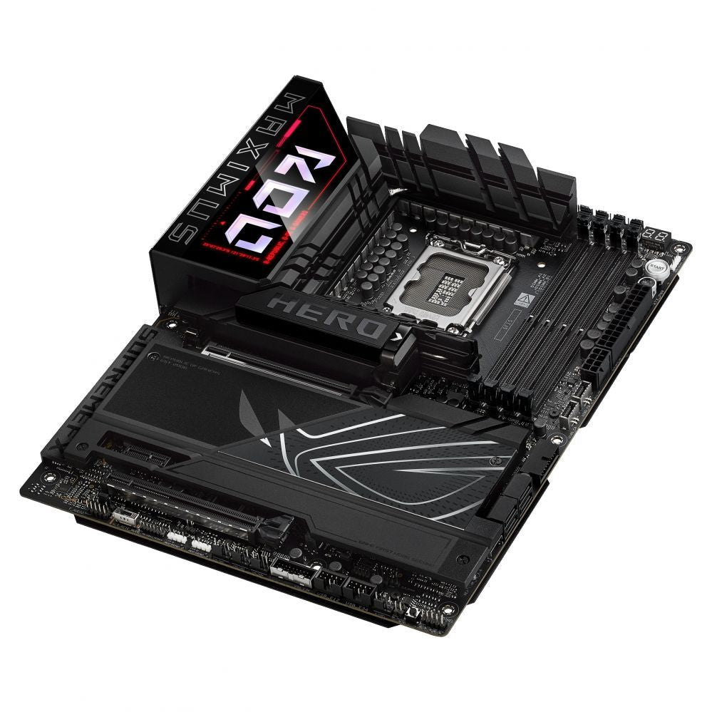 Материнская плата для процессоров Intel Asus  ROG MAXIMUS Z890 HERO | Processor family Intel | Processor socket LGA1851 | DDR5 | Supported hard disk drive interfaces M.2, SATA | Number of SATA connectors 4