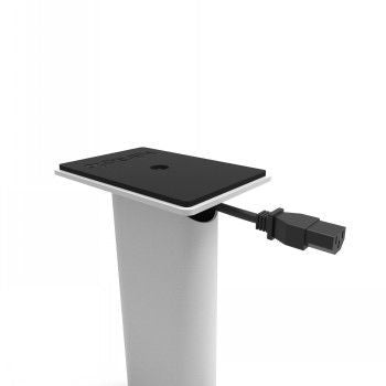 Кронштейн для телевизора KANTO AUDIO  KANTO AUDIO 9" UNIVERSAL DESKTOP SPEAKER STAND, WHITE (PAIR)