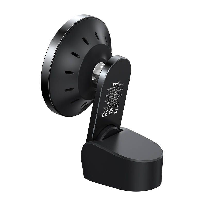 Automaatne hoidja Baseus  Baseus Big Energy car mount with wireless charger 15W for Iphone 12 / Iphone 13 (Black)