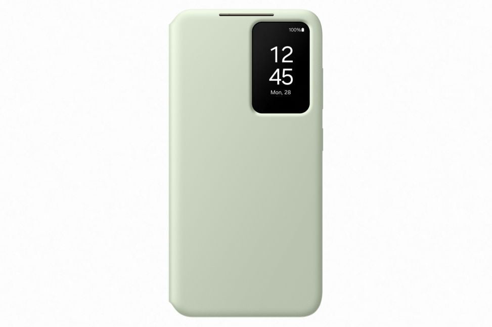 Back panel cover Samsung  ZS921CGE Smart View Wallet Case Samsung Galaxy S24, Light Green