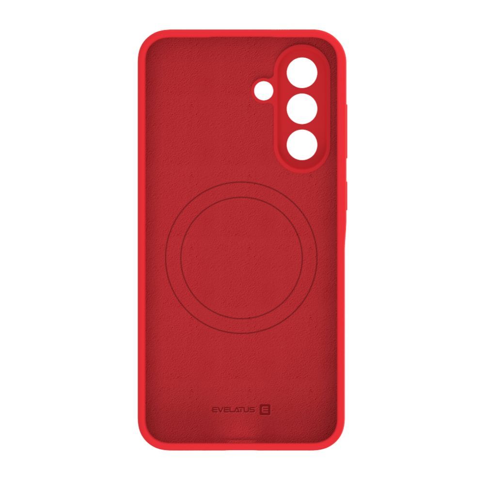 Чехол на заднюю панель Evelatus Samsung Galaxy A56 Premium Magnetic Soft Touch Silicone Case Red