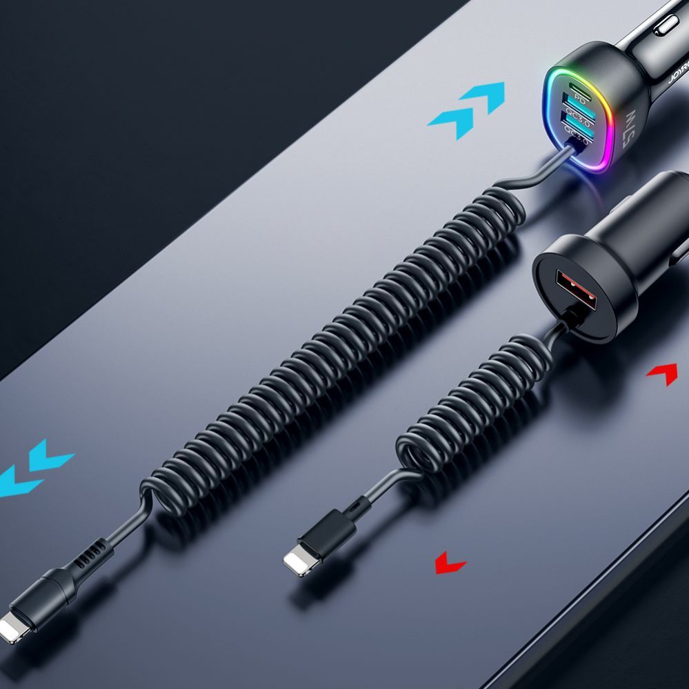 Kaabel Joyroom  Lightning (male) || USB-A (female) || USB-C (female)