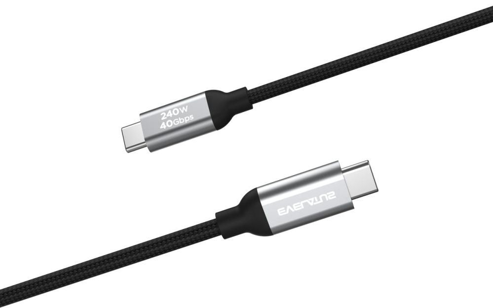 Кабель Evelatus  Flex Cable Pro USB 2.0 Type C to Type C 2M 240W 5A Black