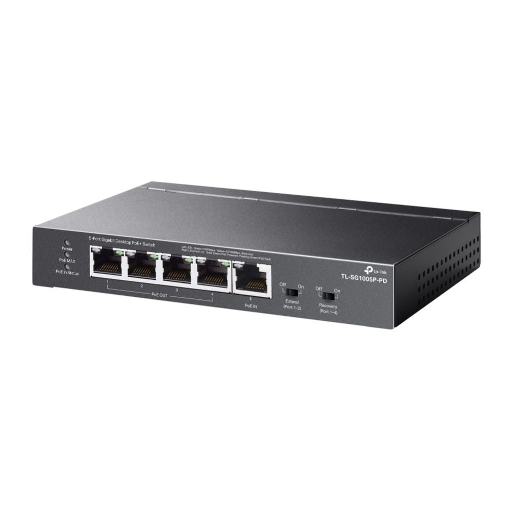 Võrgulülitid TP-Link  NET SWITCH 5PORT 1000M/TL-SG1005P-PD