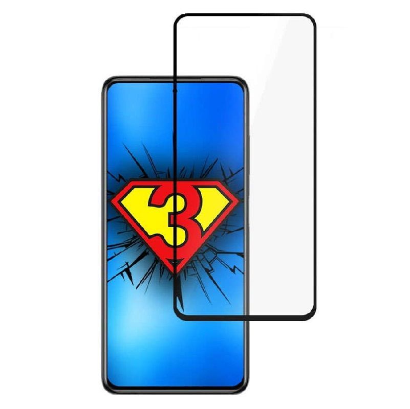 Protective glass 3MK Xiaomi 3mk Poco X3 Hard Glass Max Lite Black