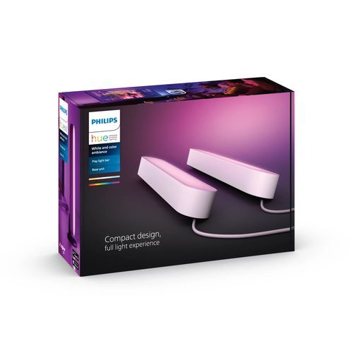 Valgustid Philips Hue  Play WCA Lightbar Base, Twin pack, White|42 W|2000-6500 Hue White Colour Ambiance
