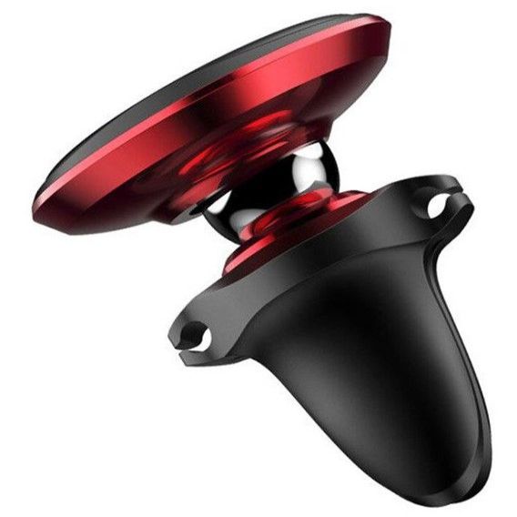 Auto holder Baseus  Magnetic car holder ventilation grille Black Red
