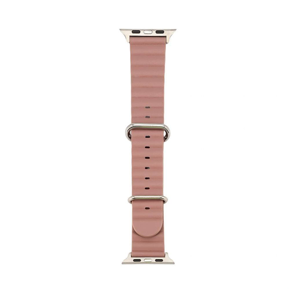 Strap Connect  Watch 42/44/45mm Marine leather Watch Strap Smoky Purple
