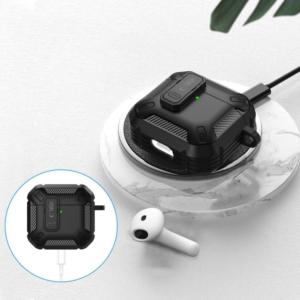 Другие товары Tech-Protect  Tech-Protect Carbonox Case for AirPods 4 - Black