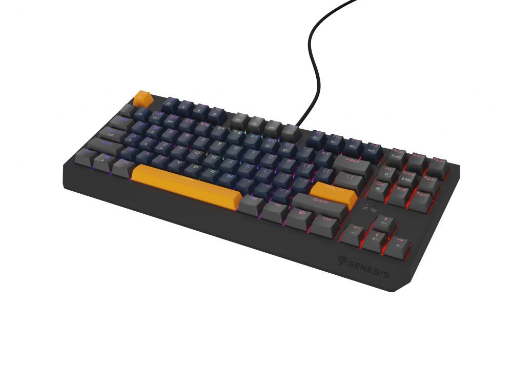 Arvuti klaviatuur Genesis  THOR 230 | Mechanical Gaming Keyboard | Wired | US | Naval Blue Positive | USB Type-A | Outemu Panda