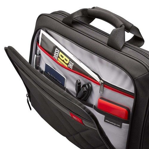 Laptop Bag Case Logic  Casual Laptop Bag DLC117 Fits up to size 17 ", Black, Shoulder strap