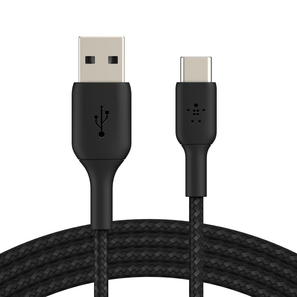 Kaabel Belkin  BOOST CHARGE  USB-A to USB-C Cable, Braided, 2M Black