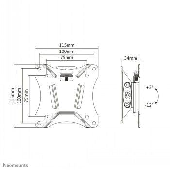TV bracket NEOMOUNTS BY NEWSTAR  NEOMOUNTS FLAT SCREEN WALL MOUNT (TILT)