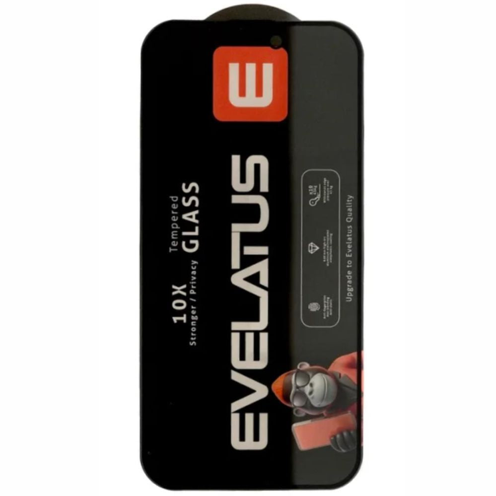 Kaitseklaasid Evelatus Samsung Galaxy S25 Privacy Corning Gorilla Glass Anti-Static 3D Full Cover 10X Stronger