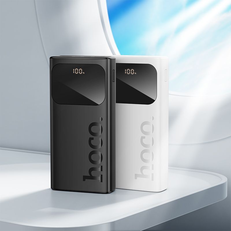 Внешний аккумулятор Hoco  J144A Hymn power bank(30000mAh) USB-A1/USB-A2: 5V/2A - USB-C/Micro: 5V/2A White
