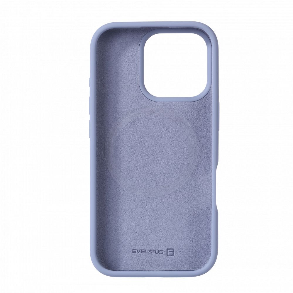 Tagakaaned Evelatus Apple iPhone 16 Pro Premium Magsafe Soft Touch Silicone Case Lavender Gray